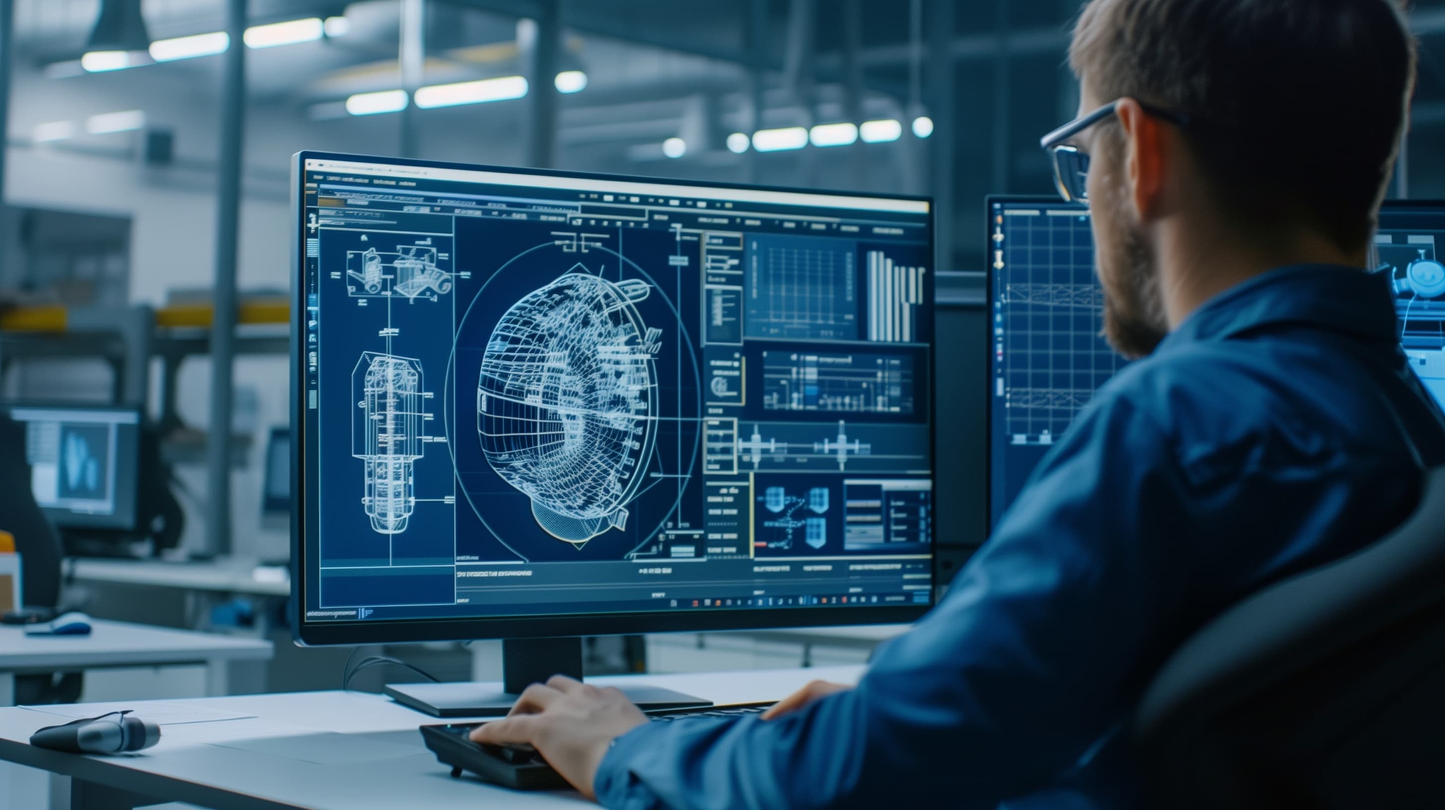 CAD work in the studio
